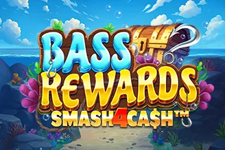 Bass Rewards Smash 4 Cash new slot at QuickBet Casino with underwater treasure chest scene