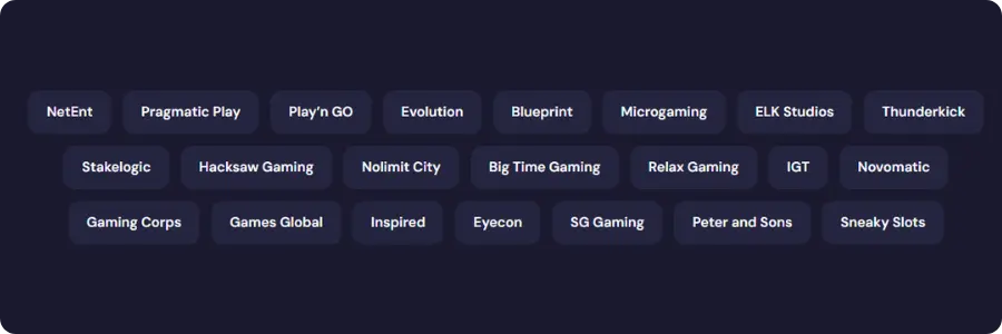 List of Providers